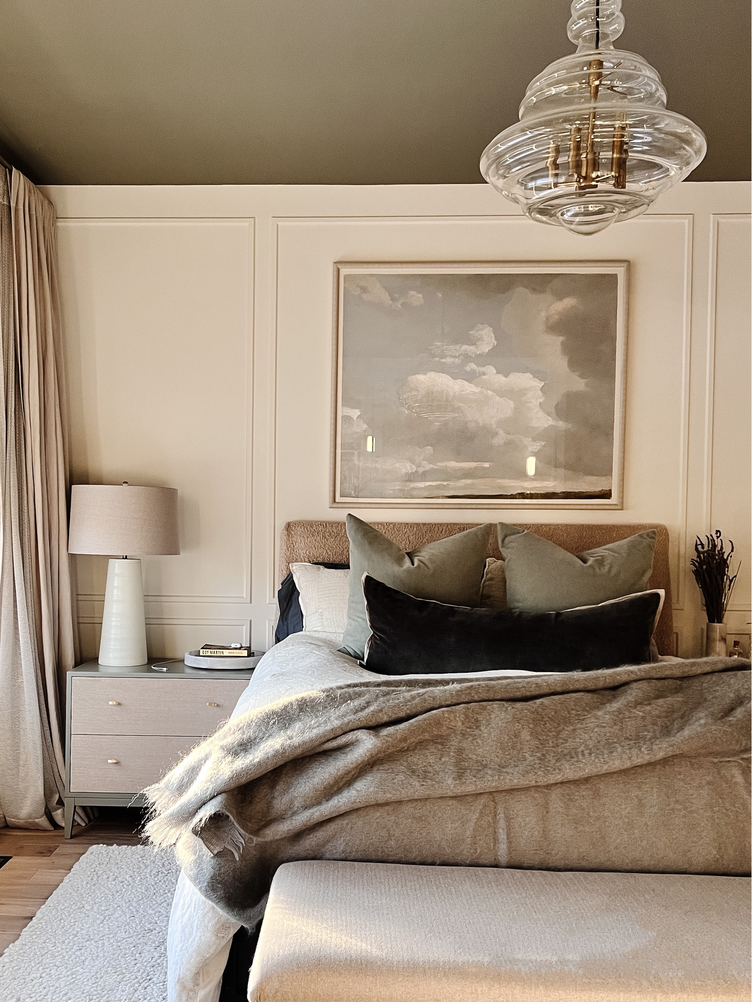 My moody winter bedroom makes the cold outside a lot more enjoyable! All my picks to add layers of mohair & velvet to your bedroom, of course a cosy throw, & the perfect furnishings to create the winter retreat of your dreams! #bedroom #bedroomstyle #bedding

#LTKhome