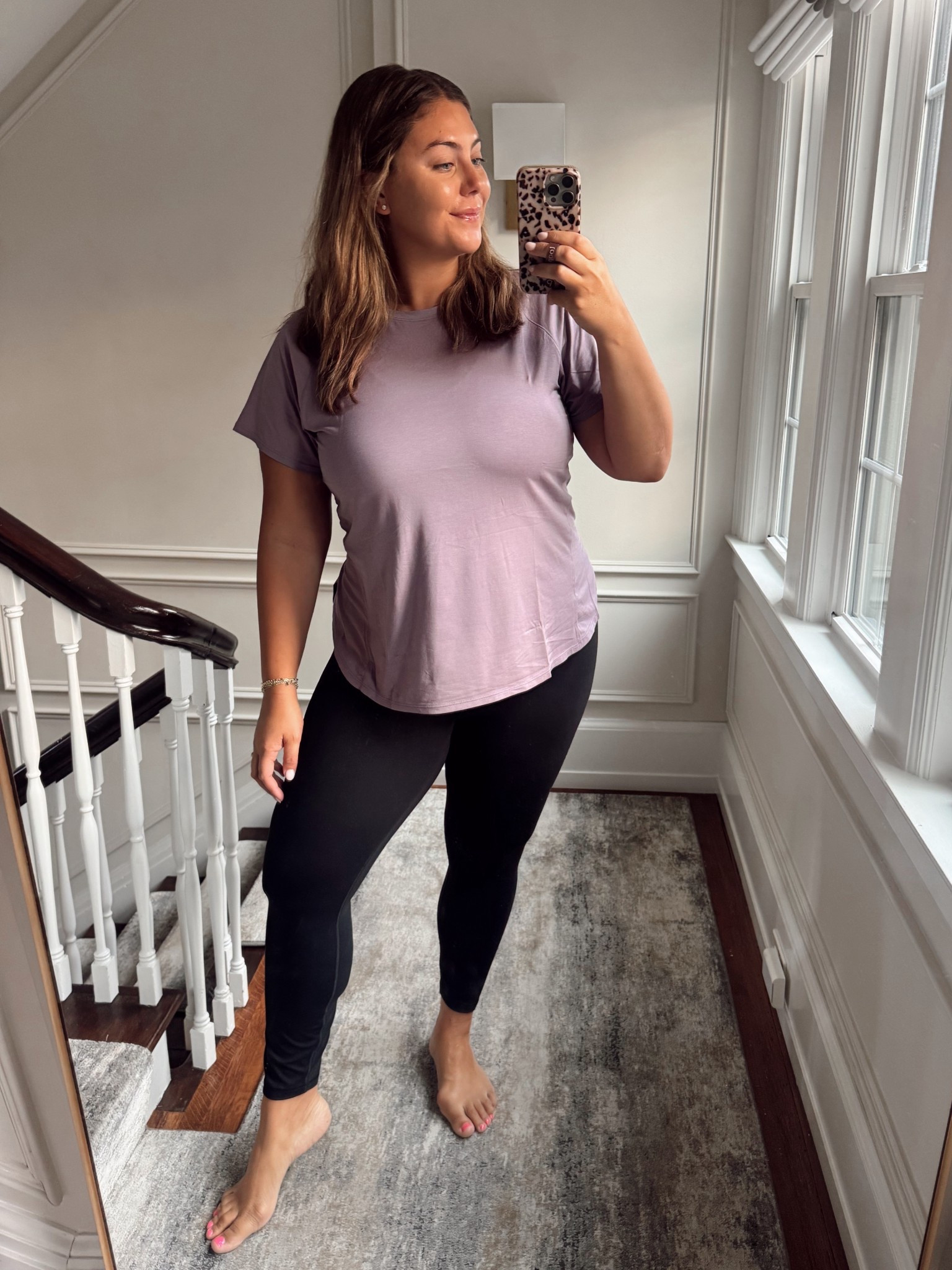 Wearing size XXL in T-shirt & XL in leggings. 

#LTKActive #LTKStyleTip #LTKPlusSize