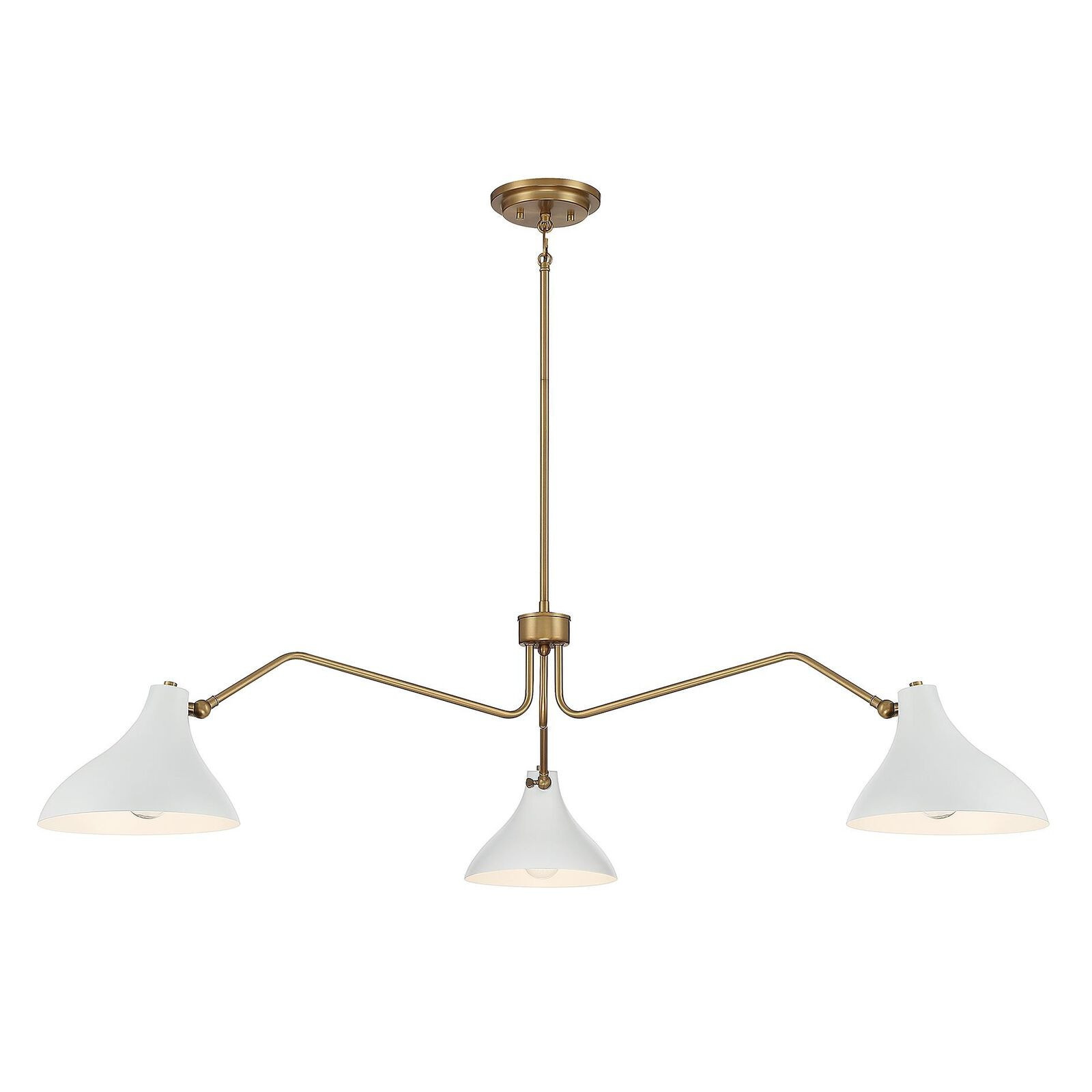 48 Inch 3 Light LED Chandelier by Meridian Lighting | 1800 Lighting