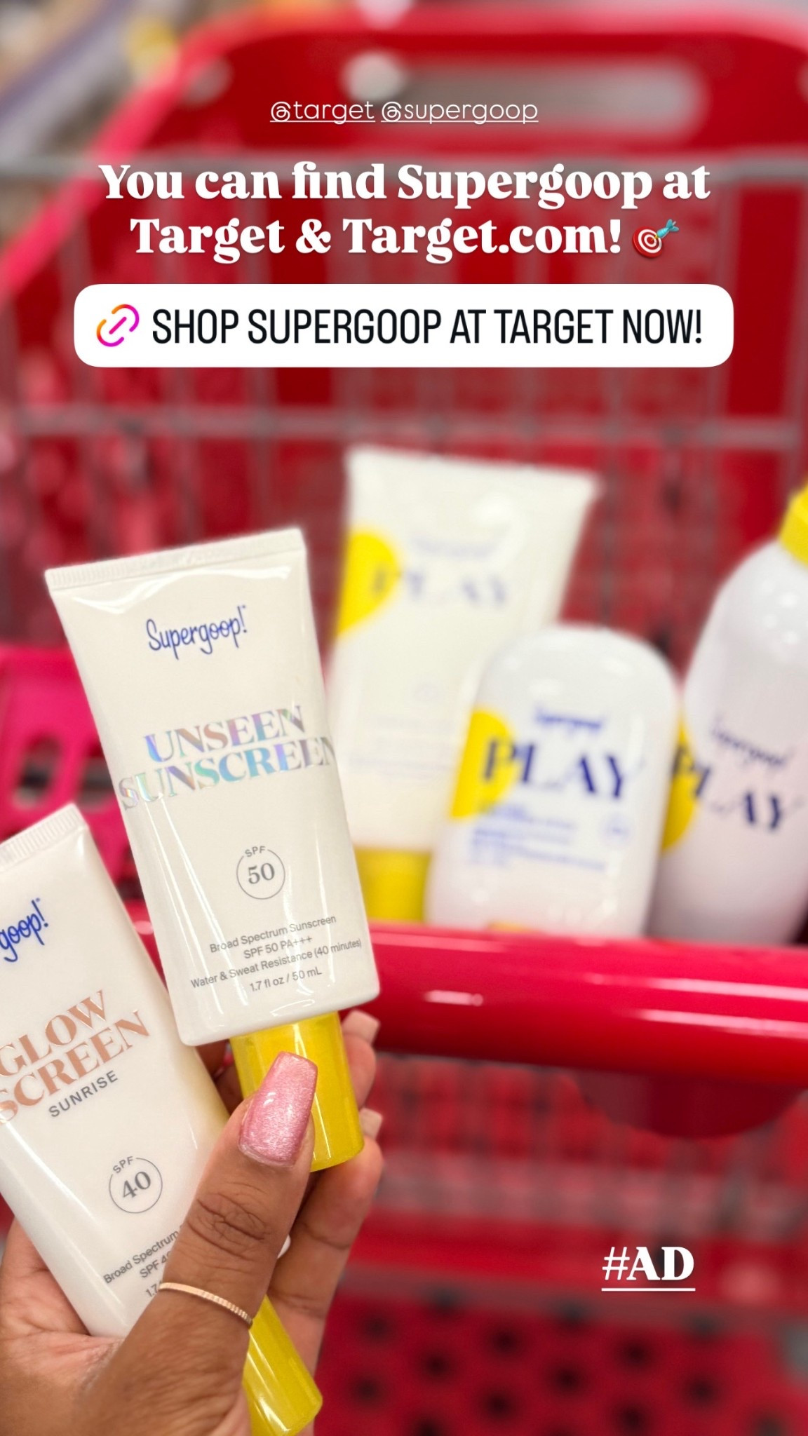 #AD

If SPF has ever felt like a chore, this might change your mind. Supergoop offers a variety of SPF formulas designed to feel comfortable, wearable, and easy to fit into everyday life.

I love being able to explore different textures and options depending on my routine, and finding them while shopping at Target makes it even easier.

Shop @Supergoop at @Target or Target.com 🎯 

liketkit @shop.ltk Comment SHOP below to receive a DM with the link to this post on my LTK ⬇ https://liketk.it/661rn

#TargetPartner #Supergoop #SupergoopPartner #Target 