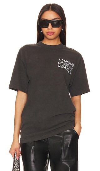 Diamond Cross Ranch Three Stars Tee in Black - Black. Size XL (also in L). | Revolve Clothing (Global)