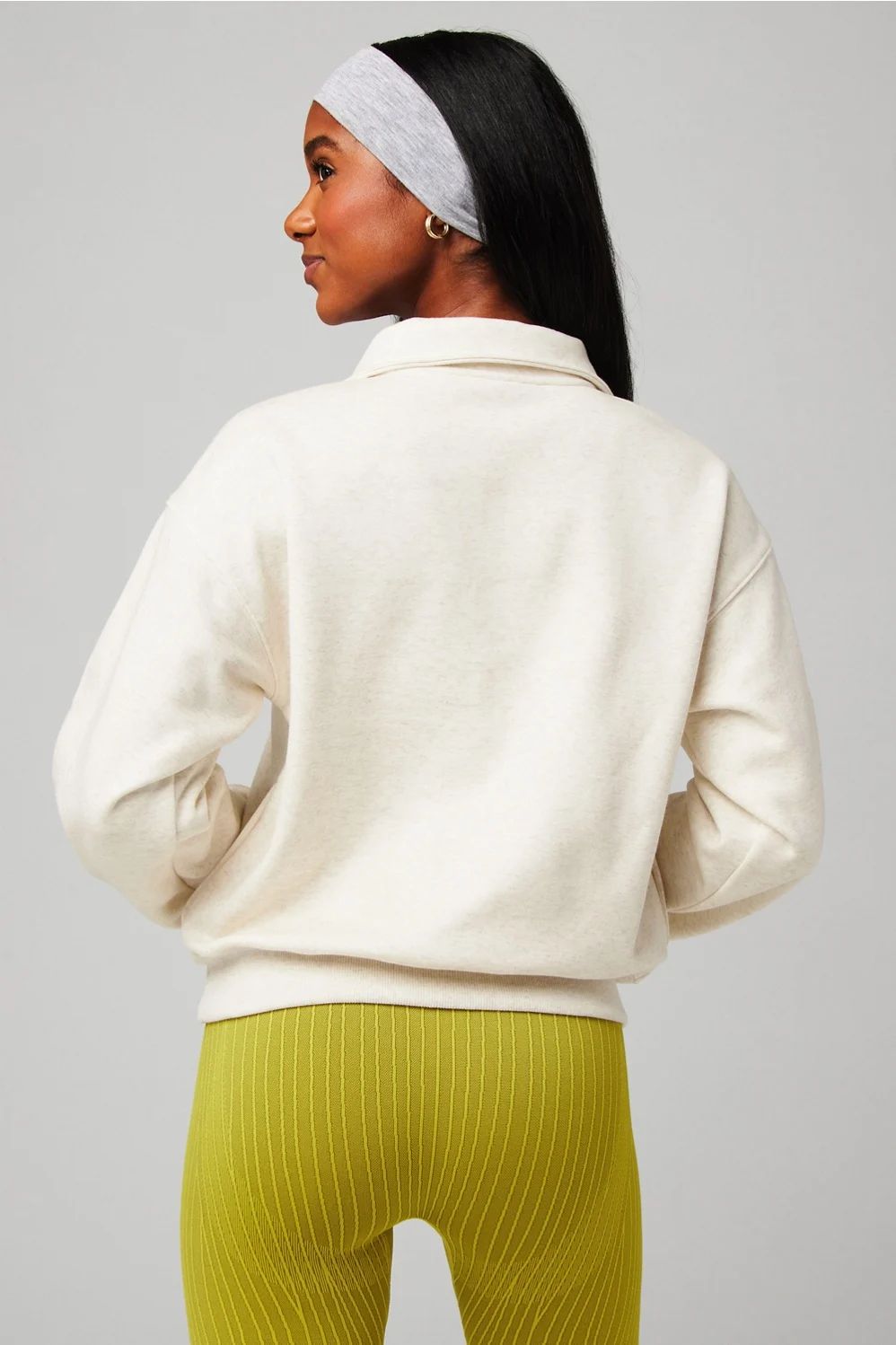 Cozy Fleece Half Zip Sweatshirt | Fabletics - North America