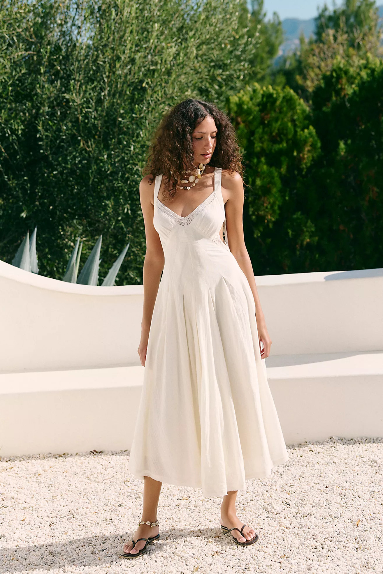 Vivi Cotton Midi Dress | Free People (Global - UK&FR Excluded)