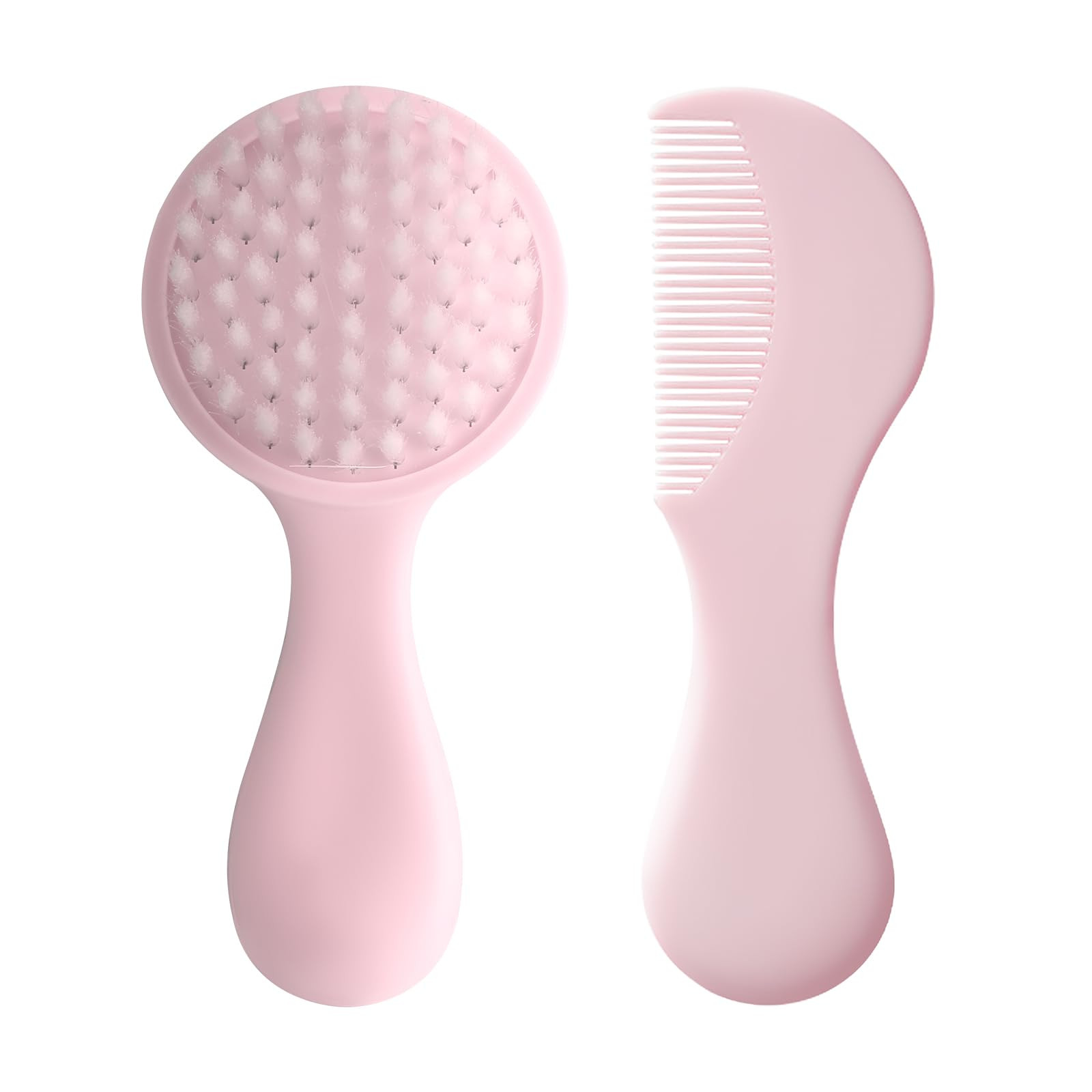 Baby Hair Comb Set Soft Baby Hair Brush Baby Comb Hair Comb Set Newborn Baby Hair Brush and Comb ... | Amazon (CA)