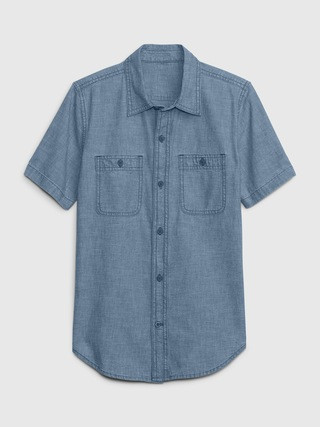 Kids Chambray Shirt with Washwell | Gap (US)