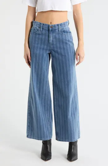 Vigoss Pinstripe Wide Leg Jeans | Nordstromrack | Nordstrom Rack
