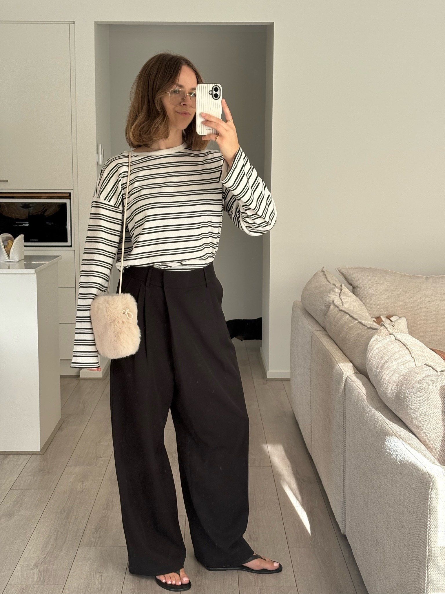 Pants are Moochi and shoes are NA-KD but have linked similar