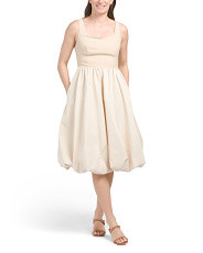 Combination Bubble Hem Midi Dress | Casual Dresses  | Marshalls | Marshalls