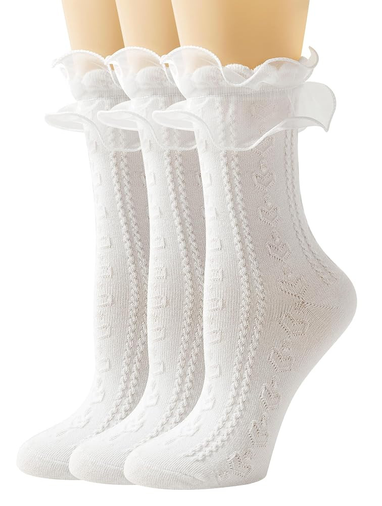 White - 3 Pairs | Amazon (US)