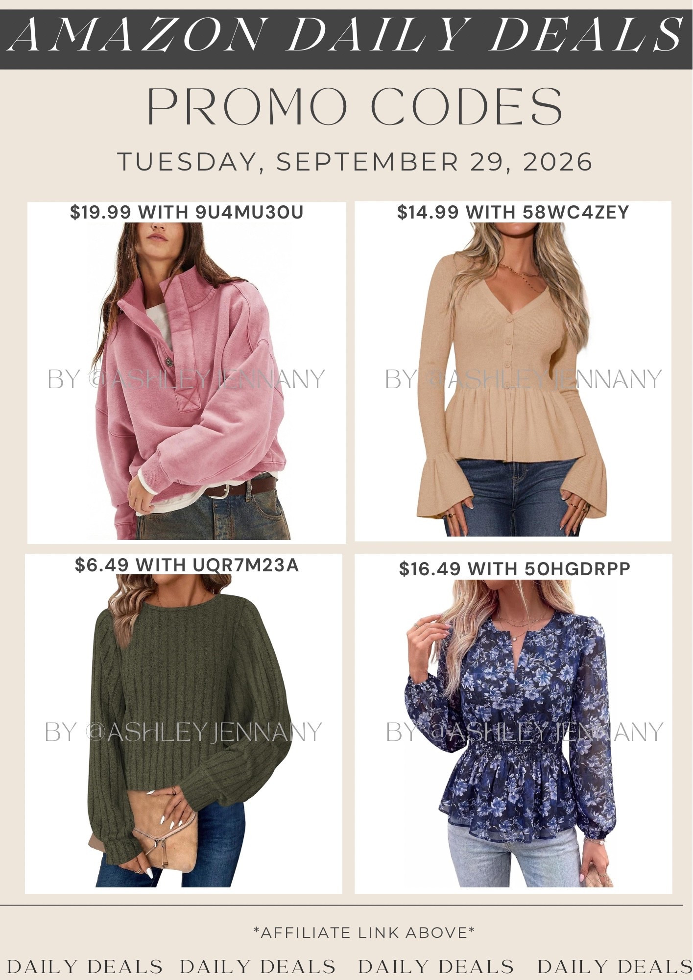 Amazon deals

#LTKSeasonal #LTKMidsize #LTKSaleAlert