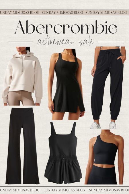 Abercrombie YPB Sale! All Abercrombie activewear is 30% off & an additional 20% off with code SUITEAF ☺️ *Friday 1/12-Monday 1/15

My top two favorite activewear pieces are the Sculptlux flare leggings & the motiontek joggers. I wear a XS short in the flare leggings and a XS regular in the joggers.

A lot of the activewear fits tight, so if you’re in between sizes, I’d recommend thinking about sizing up (specifically in the sports bras/tanks)

abercrombie activewear, ypb, Athleisure outfit, Abercrombie activewear, travel outfit, workout set, Abercrombie sale, YPB, flare leggings, workout flare leggings, black workout outfit, Abercrombie YPB, athleisure, winter Athleisure, drop off outfit, travel look, cropped vest, black romper, active romper, Pickleball outfit, cream scuba

#LTKsalealert #LTKstyletip #LTKfitness