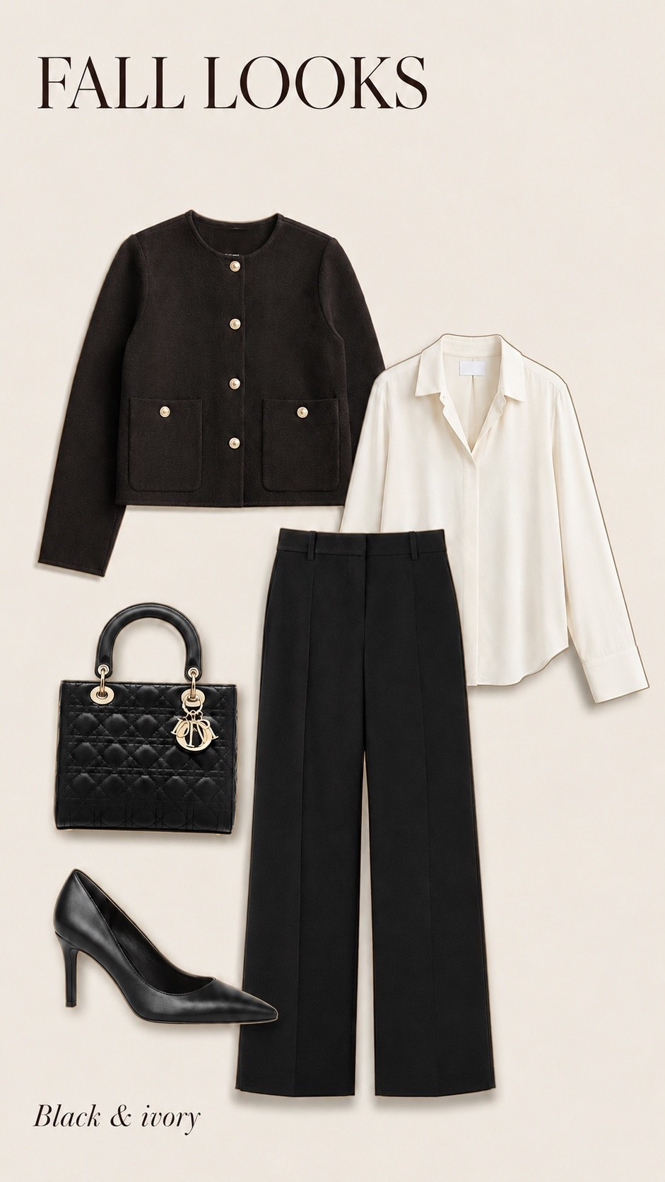 A timeless black and ivory fall outfit for the office, dinner, or any polished day. Classic pieces you’ll wear on repeat. 🖤

#LTKootd #LTKgrwm #LTKWorkwear
