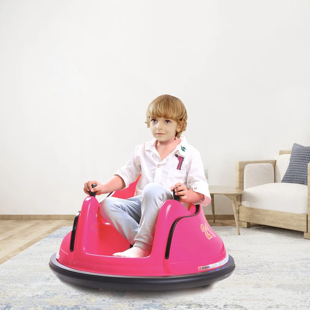 ACTOPS Ride On Bumper Car Toy For Toddlers Aged 1.5+ 6V Battery-Powered With Light | Walmart (US)