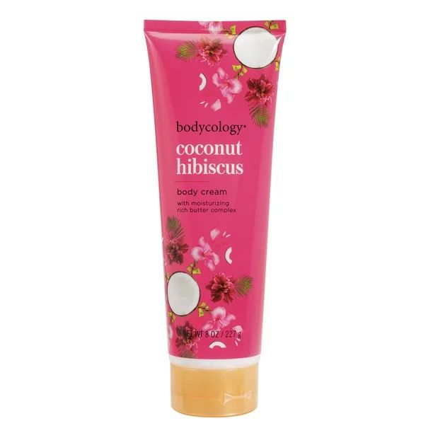 Bodycology Moisturizing Body Cream, Coconut Hibiscus, 8 oz - Walmart.com | Walmart (US)