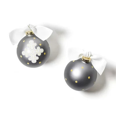Neutral Cross Glass Ball Ornament | Wayfair North America