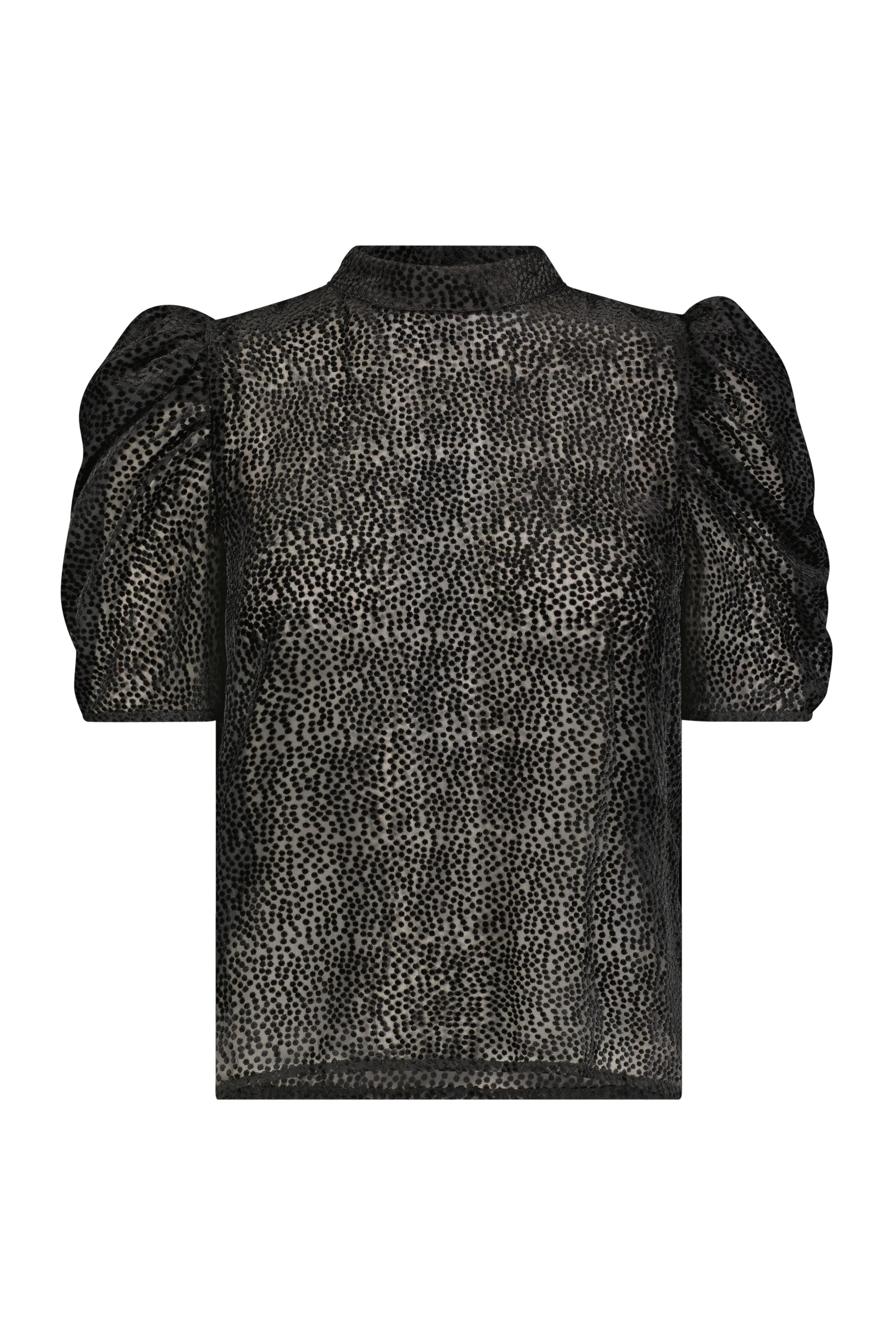 Sheer Puff Sleeve Top | MAYSON the label
