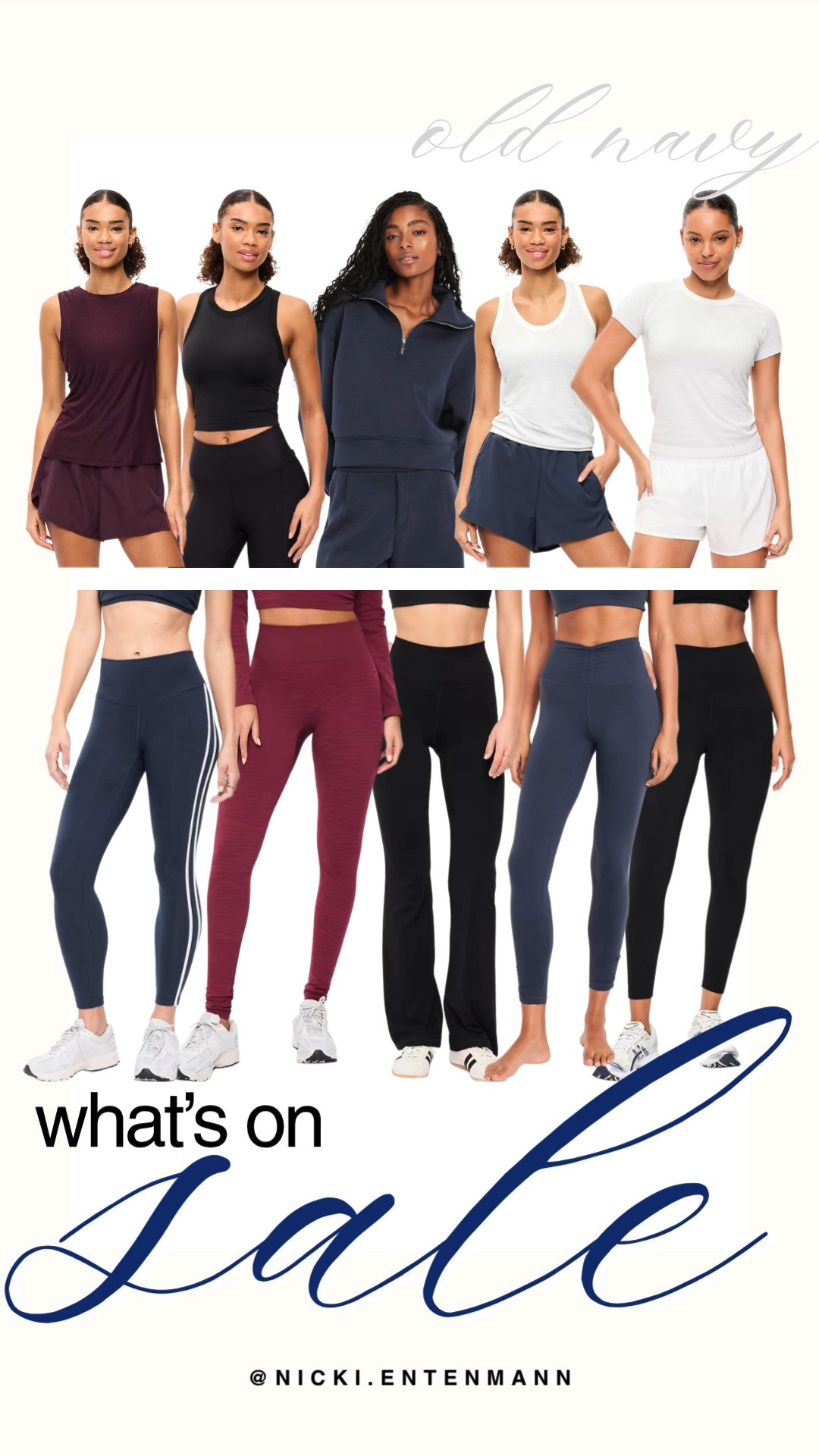 Refresh your activewear collection for less with Old Navy sale finds featuring supportive high waisted leggings, comfy running shorts, versatile tanks, and cozy quarter zip pullovers perfect for workouts and lounging. #oldnavy #oldnavyfinds #activewear #athleisure #salealert #workoutstyle #gymfit #budgetfashion #everydaystyle #shoppinghaul 🩳👟✨ 

 #LTKootd #LTKActive #LTKSaleAlert