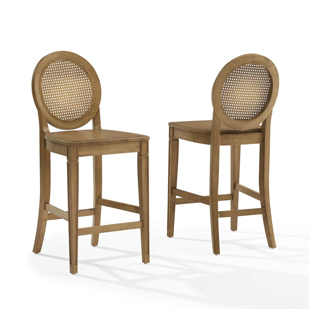 Katia 2-piece Cane-back Counter Stool Set (Set of 2) | Wayfair North America