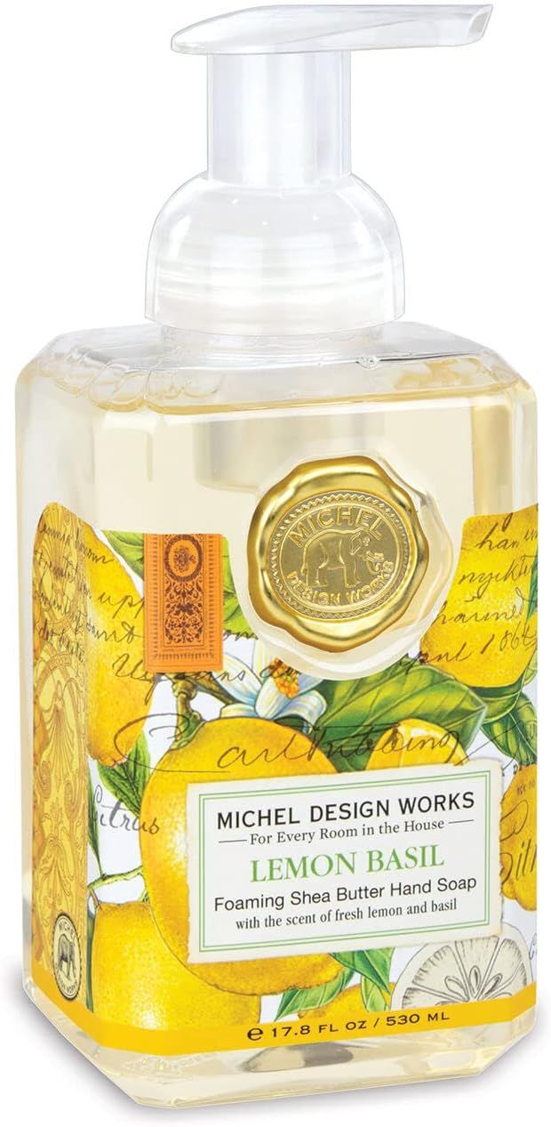 Michel Design Works Foaming Hand Soap, Lemon Basil | Amazon (US)