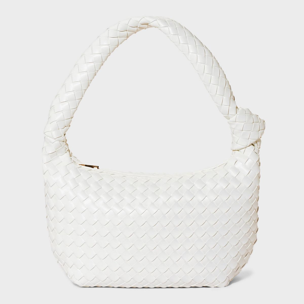 Woven Slouchy Shoulder Handbag - A New Day™ Beige | Target