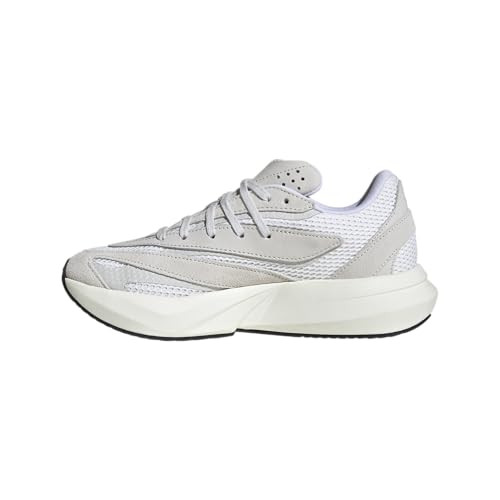 adidas Women's Lightstride Sneaker, Crystal White/White/Grey, 8 | Amazon (US)