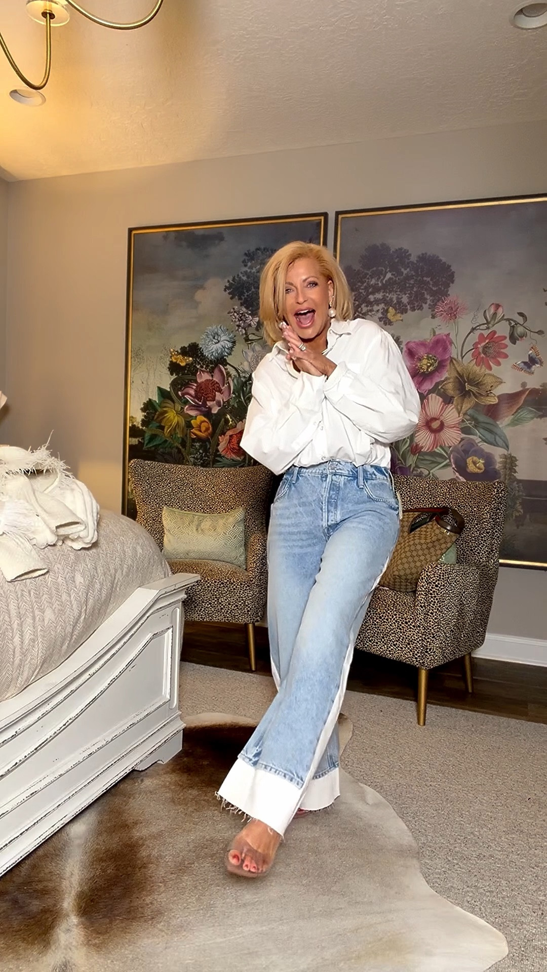 These jeans are WOW!! They’re an investment but worth the $.  The fit is spot on & both are so flattering.  The first pair feels like I’m wearing air & probably the most comfortable jeans I’ve had on.  The second pair is soft too with cool girl edge 

#LTKTravel #LTKstorytime #LTKdayinmylife