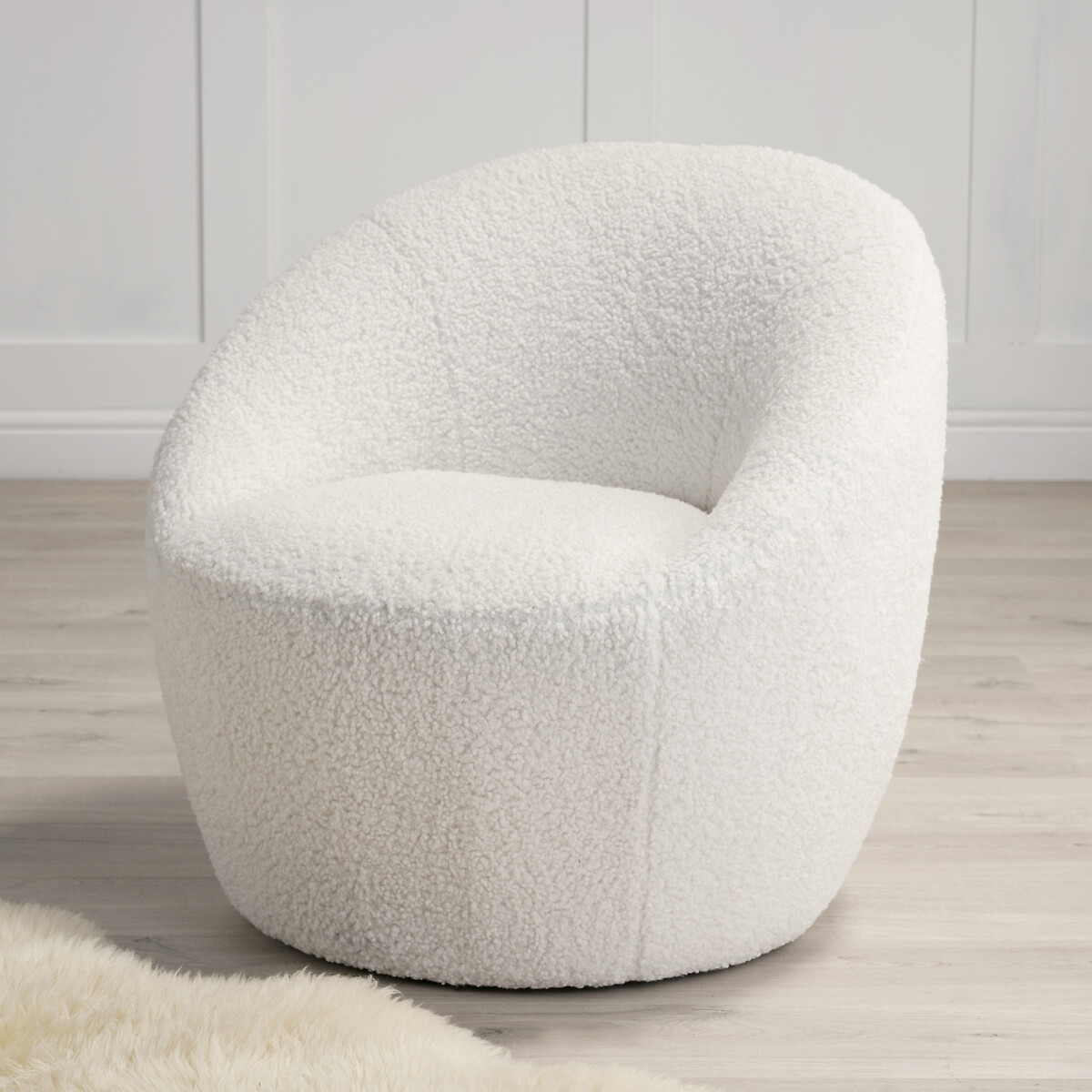 Snug Boucle Cocoon Chair | La Redoute (UK)