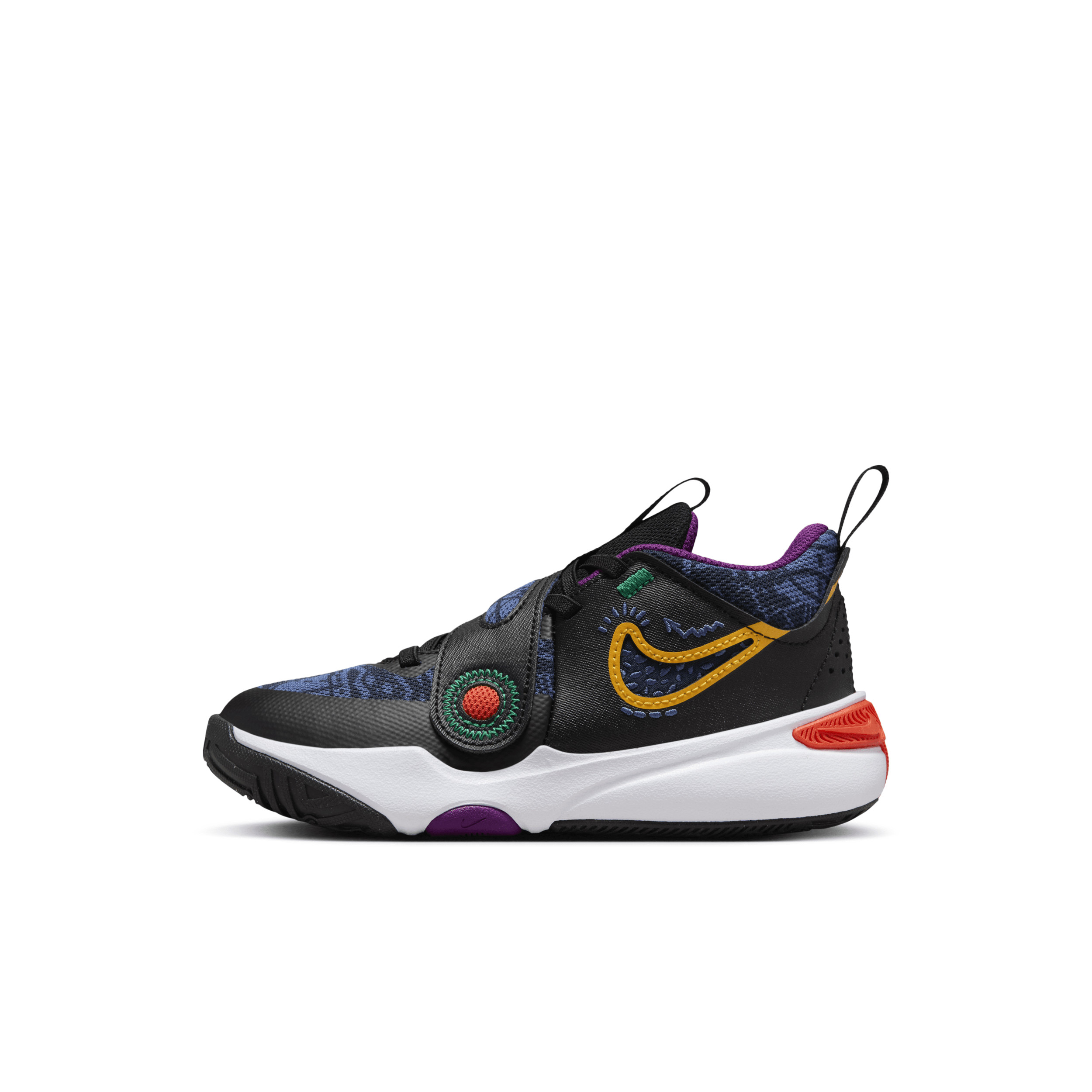 Nike Team Hustle D 11 SE Little Kids' Shoes in Black, Size: 1.5Y | FQ7659-001 | Nike (US)