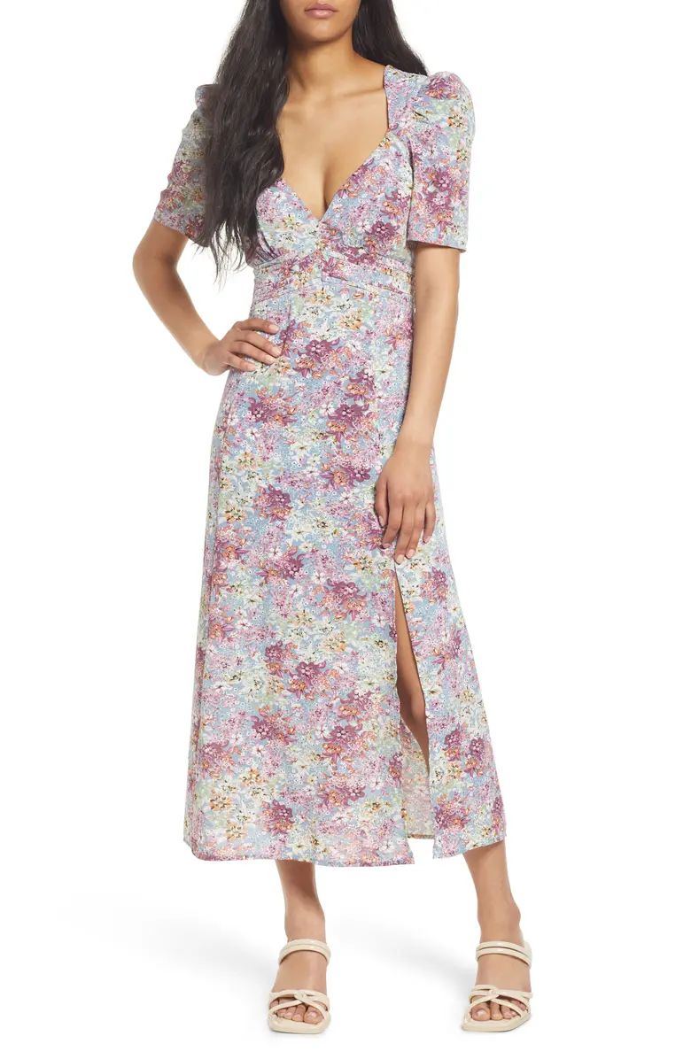 Floral Print Empire Waist Maxi Dress | Nordstrom