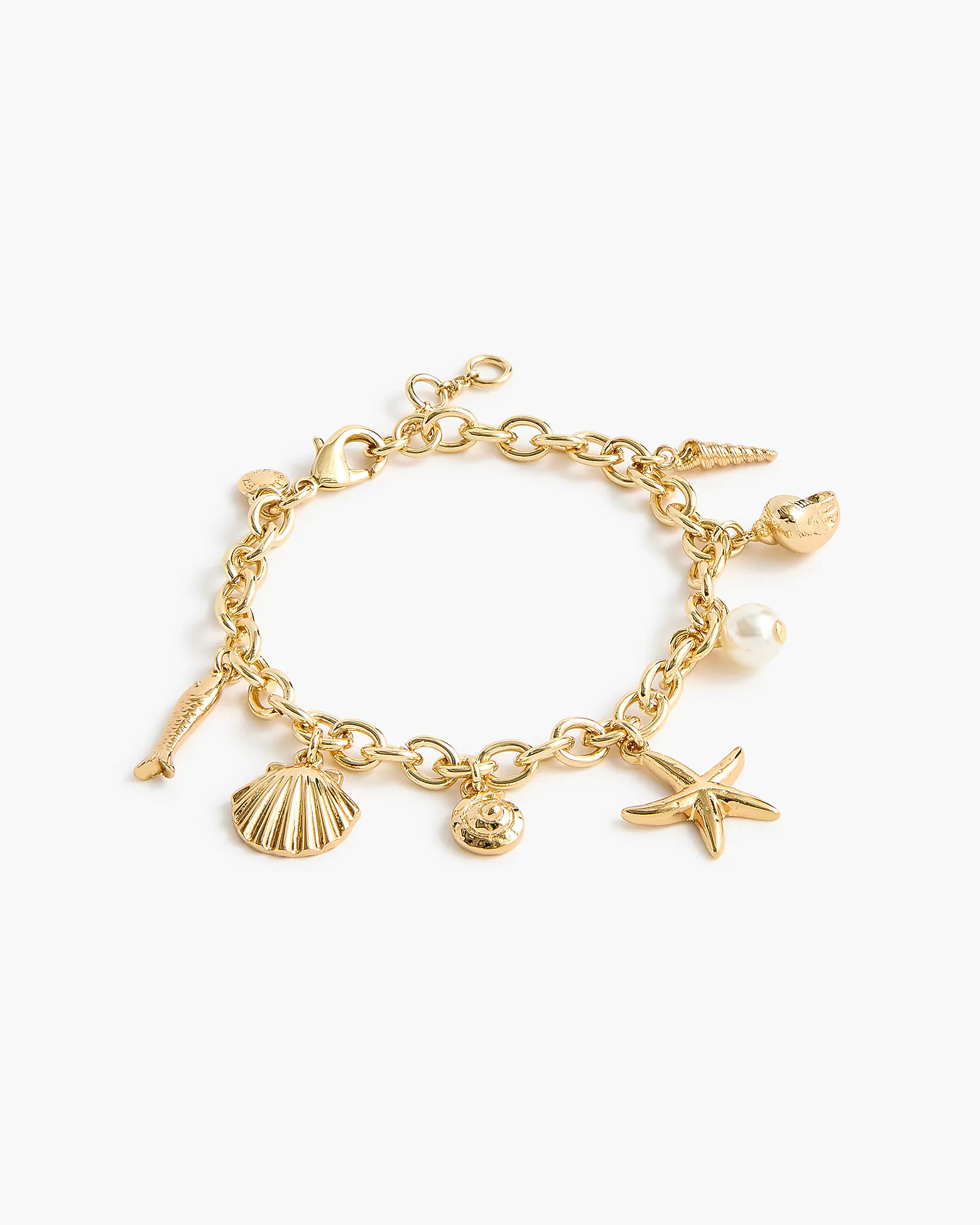 Seashell charm bracelet | J.Crew Factory