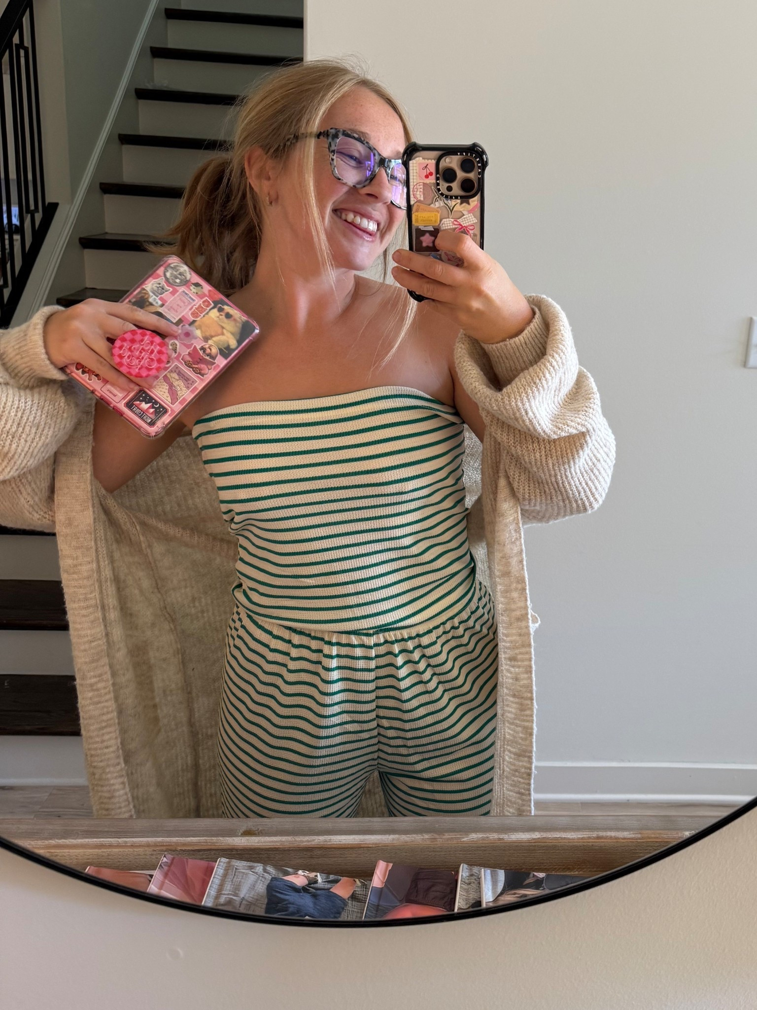 Striped strapless set - casual outfit idea- comfy clothes - Amazon set - kindle cover 

#LTKSaleAlert #LTKSeasonal #LTKPetite