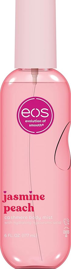 eos Cashmere Body Mist, Jasmine Peach, Body Spray for Women, Hair Mist, Floral Perfume, Moisturiz... | Amazon (US)