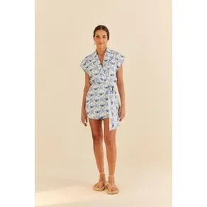 Macaquinho Estampado Lembrança De Verão Coco | Farm Rio (BR)