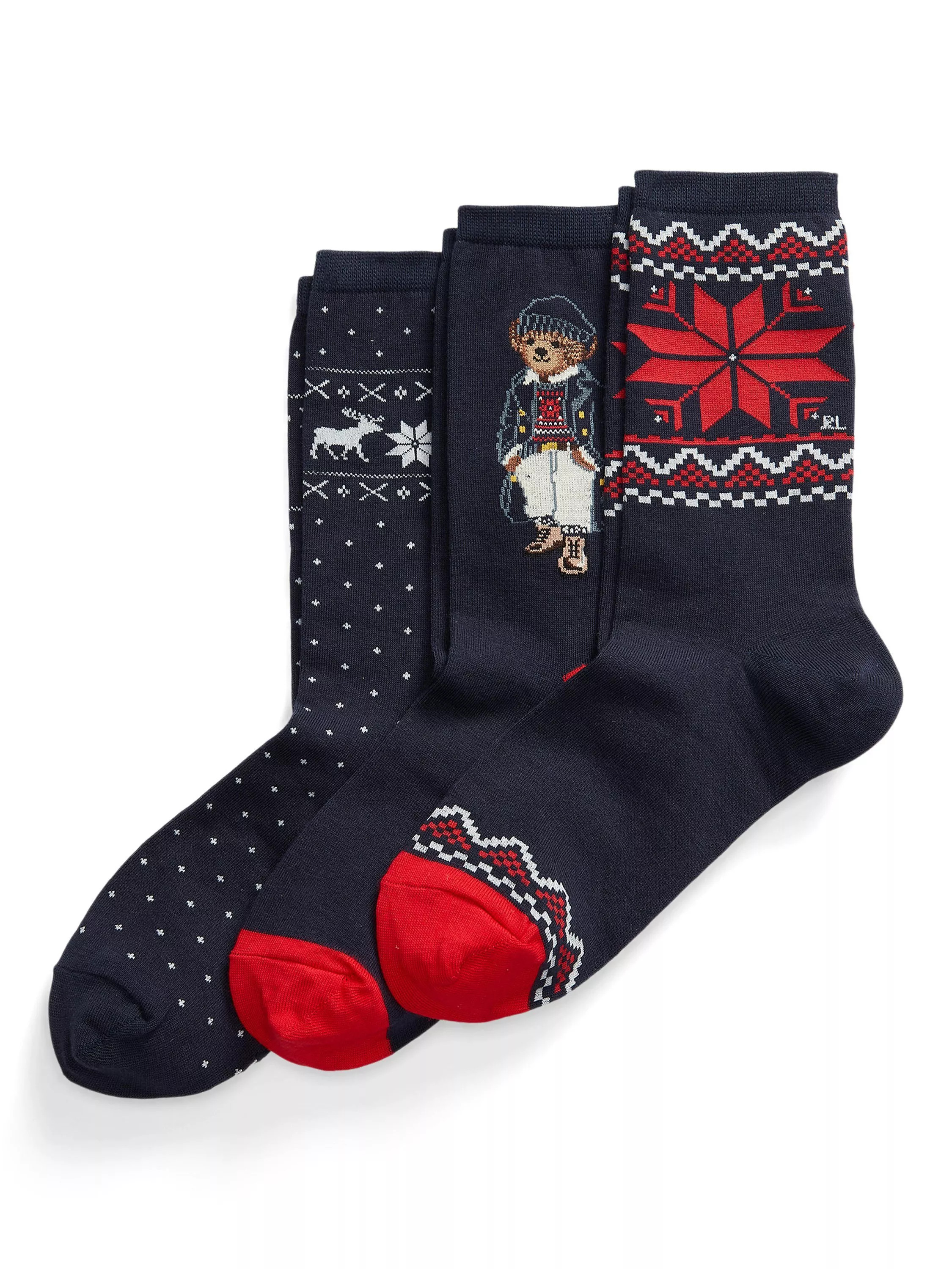 Ralph LaurenNaval Bear Ankle Socks Gift Box | John Lewis (UK)