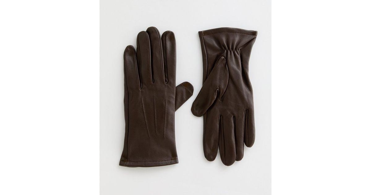 Brown Leather Gloves | New Look | New Look (UK)