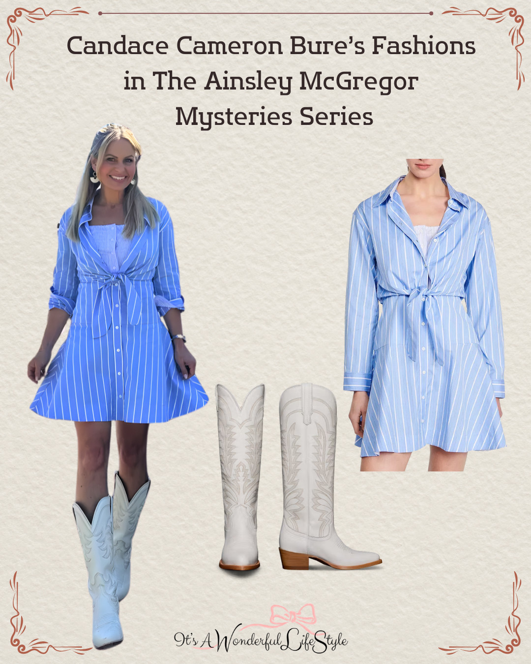 Get Candace Cameron Bure’s stylish looks straight from Ainsley McGregor Mysteries. Timeless, polished, and so easy to wear. 

 #LTKdayinmylife #LTKootd #LTKSeasonal