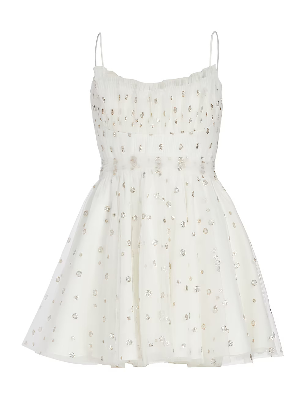 Glittered Tulle Minidress | Saks Fifth Avenue