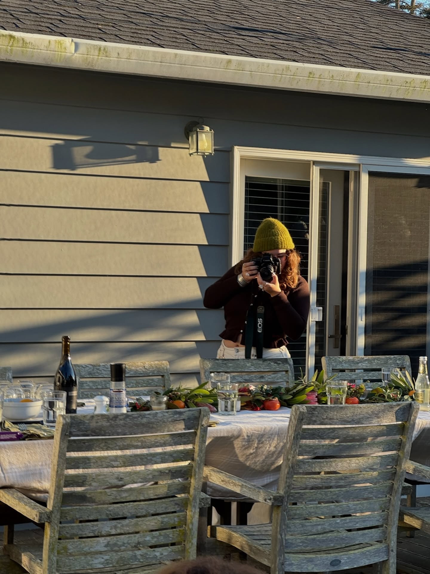 Gathering around the tablescape we forage for every season is such a treat! Any occasion I get to piece together florals and contribute to our table, I’m there ;)