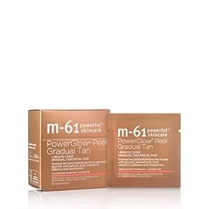 M-61 PowerGlow® Peel Gradual Tan- 10 Treatments- 1-minute, 1-step exfoliating and gradual tan gl... | Amazon (US)
