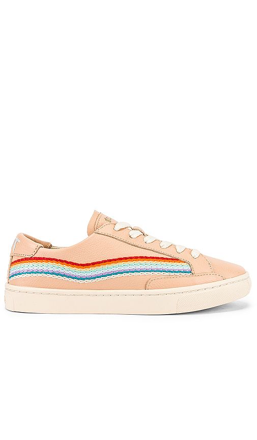 Soludos Rainbow Wave Sneaker in Blush. - size 7 (also in 10,5,5.5,6,6.5,7.5,8,8.5,9,9.5) | Revolve Clothing (Global)