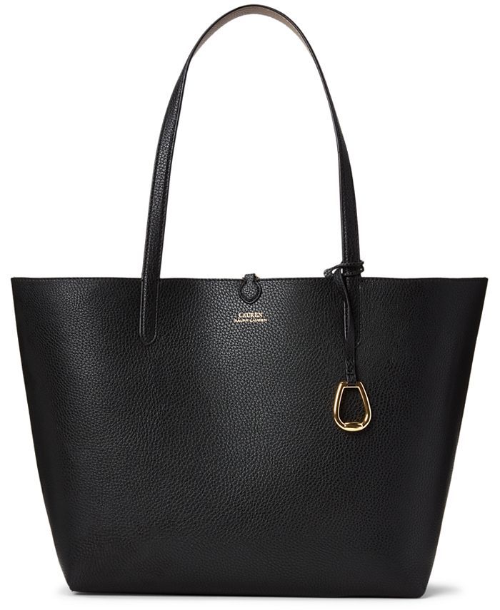 Lauren Ralph Lauren Pebble Reversible Tote & Reviews - Handbags & Accessories - Macy's | Macys (US)