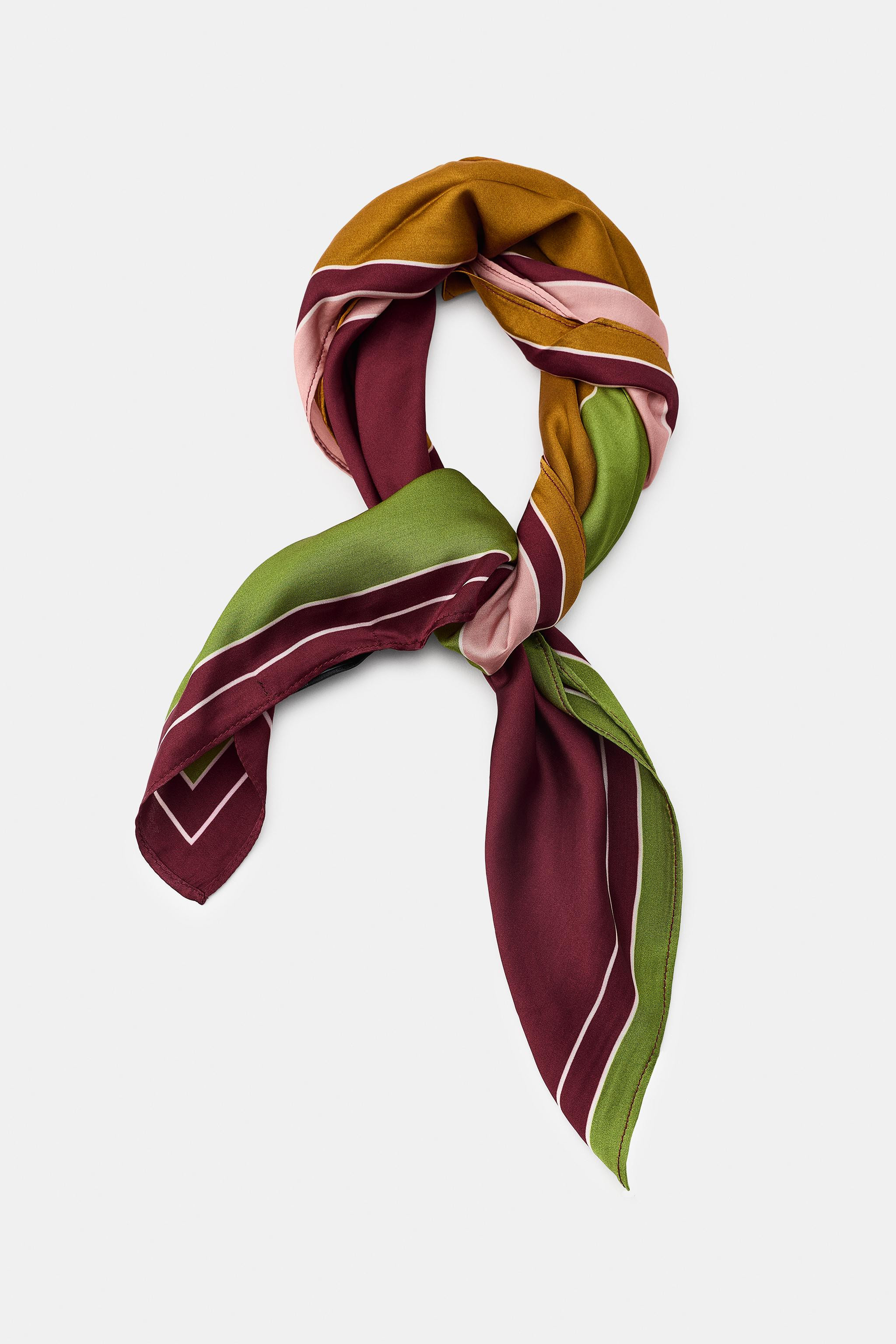 100% VISCOSE PRINTED SCARF | Zara US