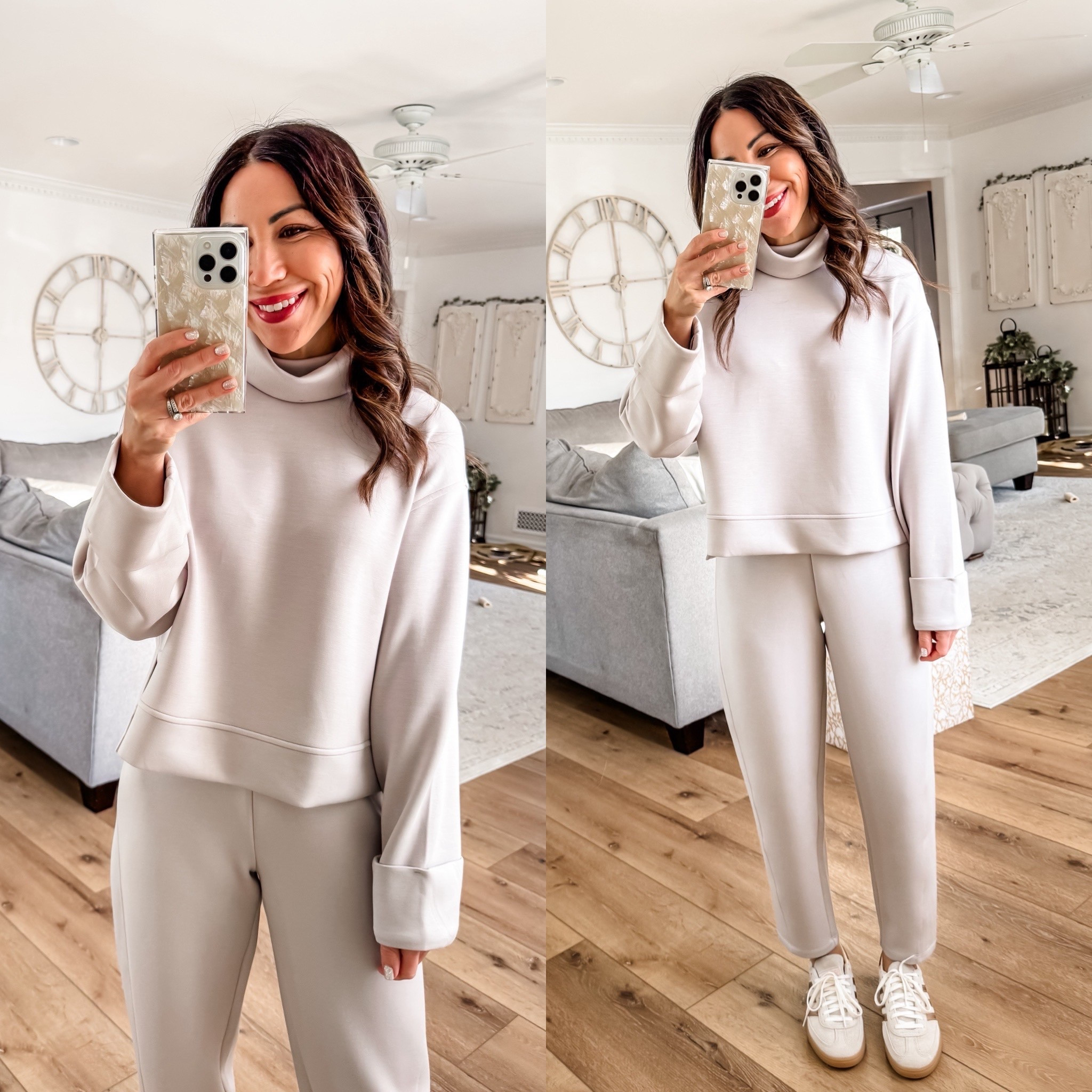 @spanx @spanxpartner. Tops small. Pants small petite. Leggings small. Spanx sale 


#LTKFindsUnder100 #LTKSaleAlert #LTKFindsUnder50