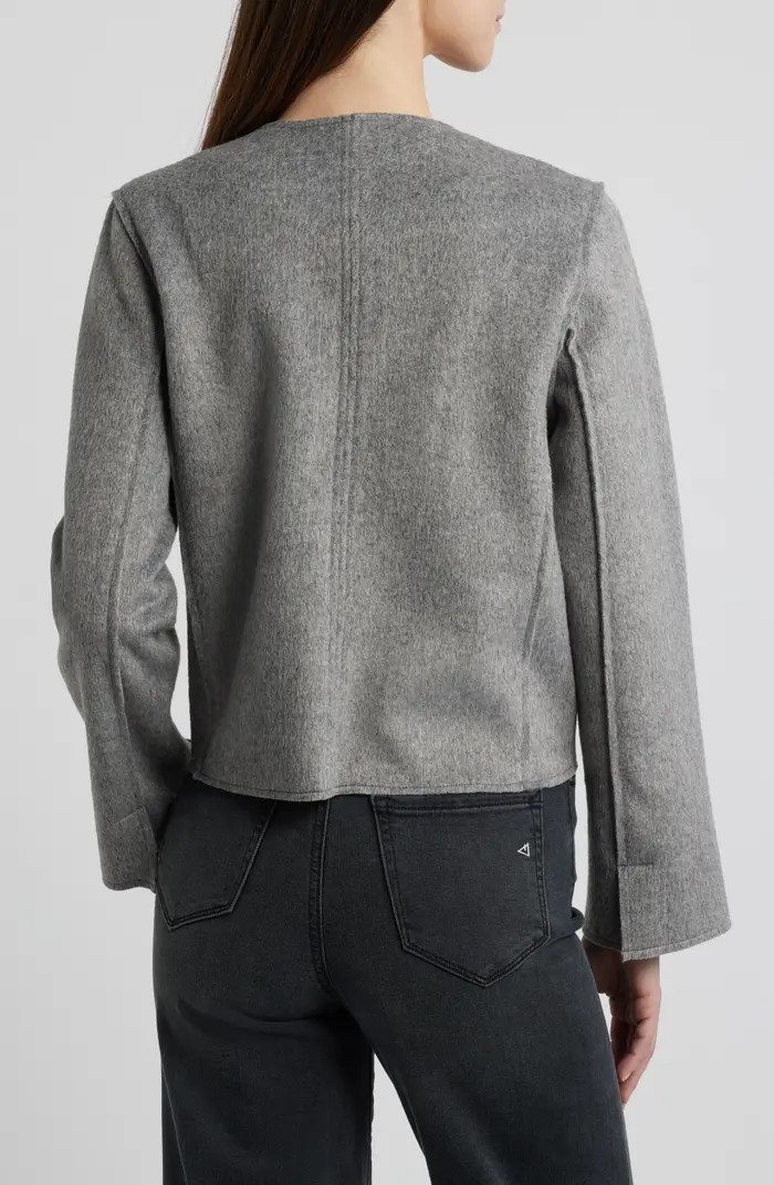 Wit & Wisdom Collarless Crop Jacket | Nordstrom | Nordstrom