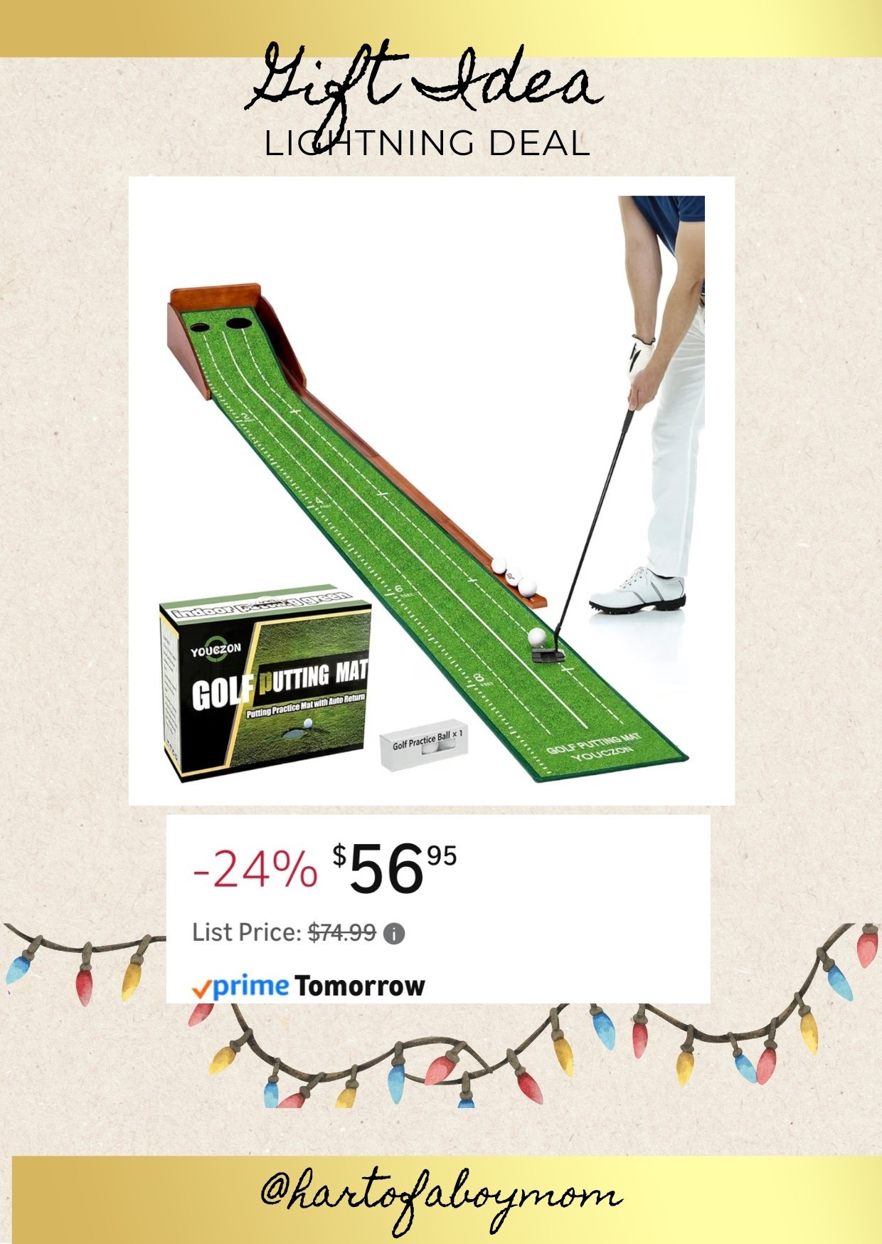 Amazon lightning deal of day! Perfect gift for the dads and men in your life!

Golf gift
Golf lovers 


#LTKHoliday #LTKCyberWeek #LTKGiftGuide