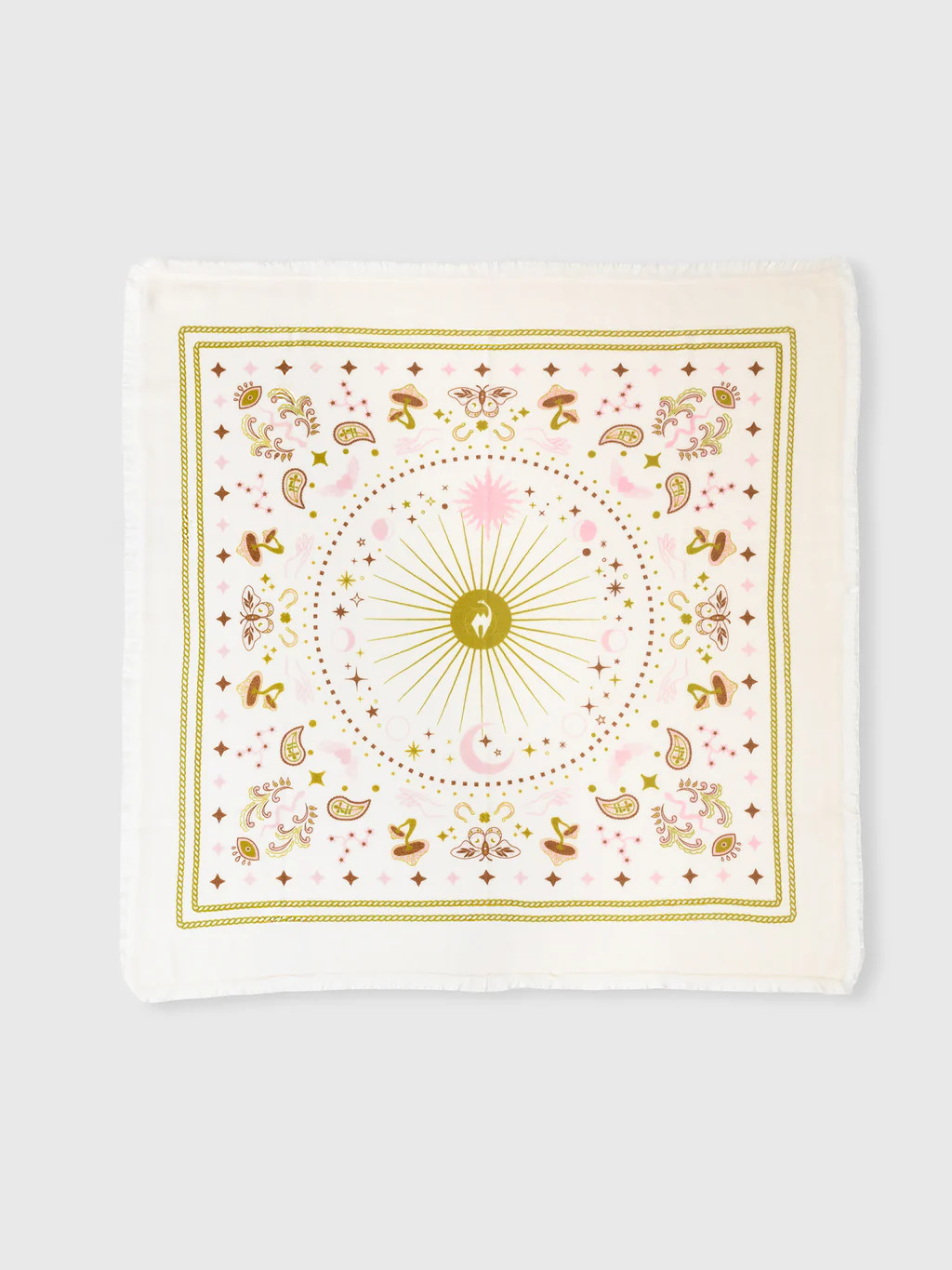 Freya Women's Cosmic Rodeo Cashmere Bandana Sweater Wrap | Saint Bernard