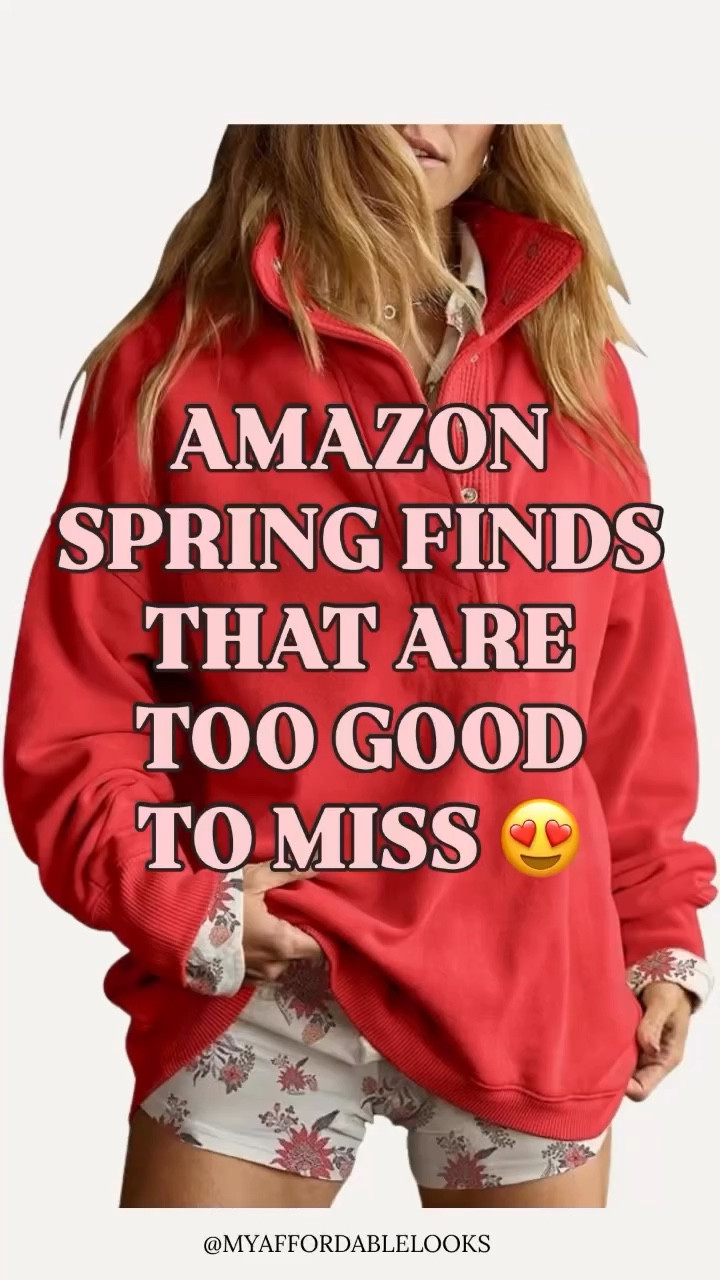 Amazon spring finds that are just too good to miss! 🌸 These pieces are perfect for refreshing your wardrobe for the new season—cute, easy to style, and such great finds. Sharing all my favorites that you’ll want to grab before they’re gone!



amazon spring finds, amazon spring outfits, amazon fashion finds, spring outfits 2026, affordable spring fashion, amazon outfit ideas, casual spring style

#LTKSpringSale #LTKSeasonal #LTKootd