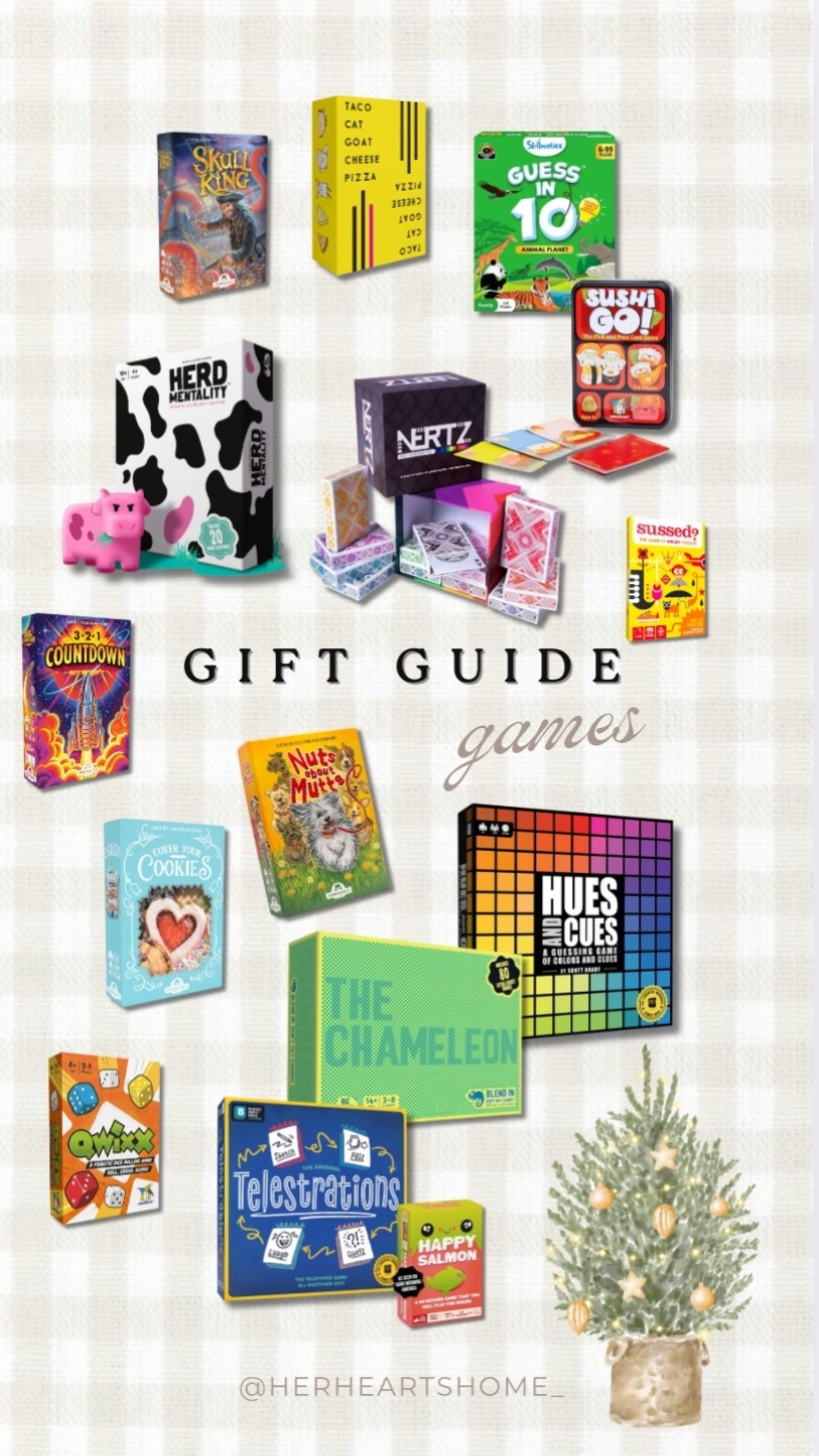 Games for the whole family! 🎲

#LTKGiftGuide #LTKKids #LTKFamily