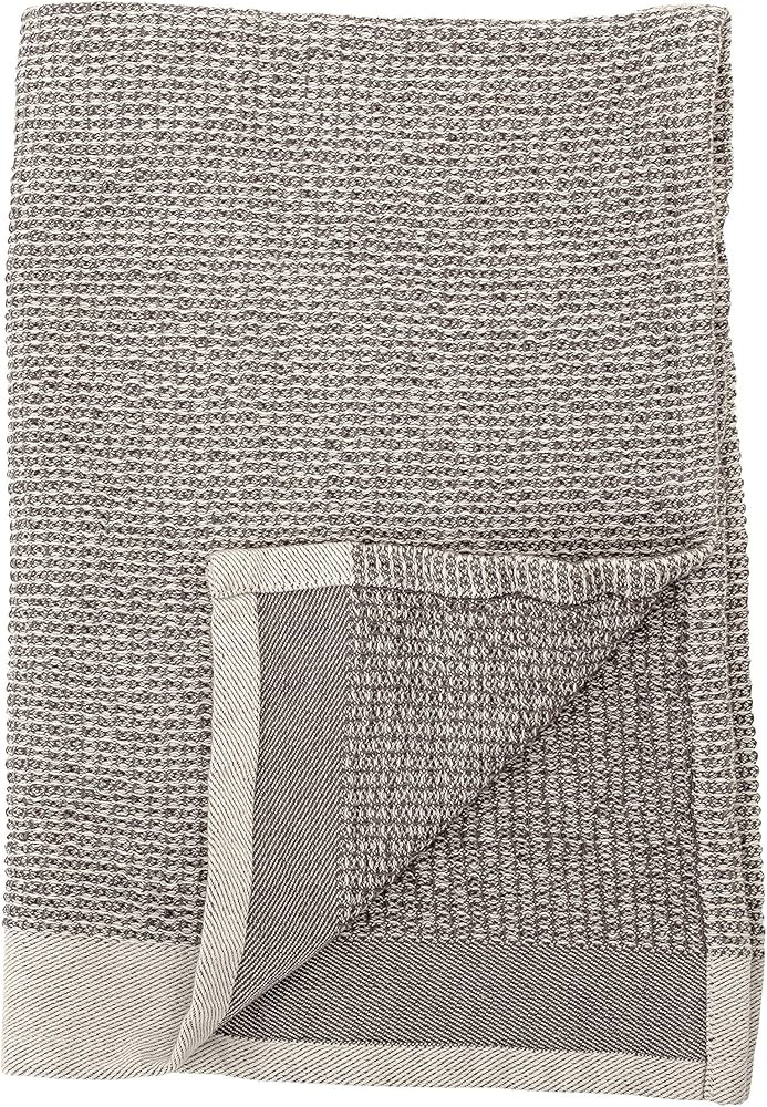 Bloomingville Cotton Waffle Weave Tea Towels (Set of 2), Grey, 2 Count | Amazon (US)