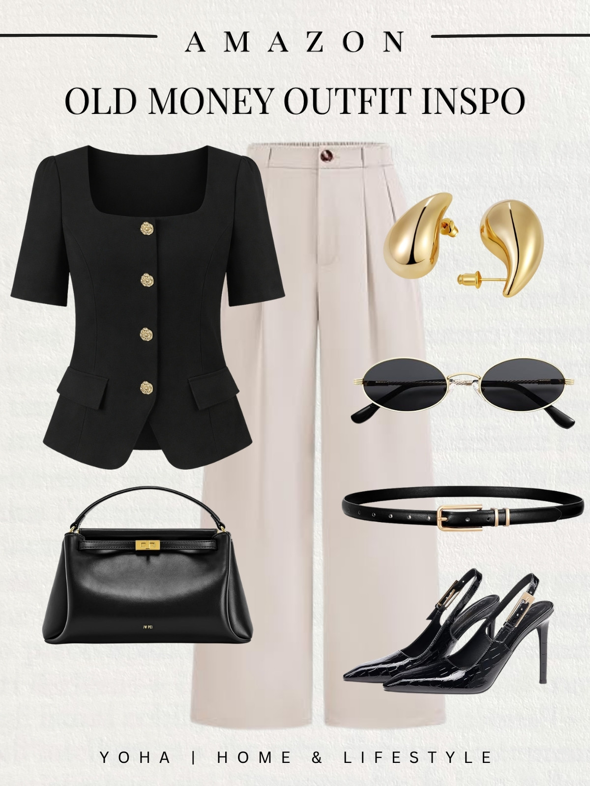 A chic, sophisticated look with this stylish vest and wide leg pants. Perfect for a touch of old money glamour. Everything linked below for you!🫶 

 #LTKgrwm #LTKootd #LTKSaleAlert